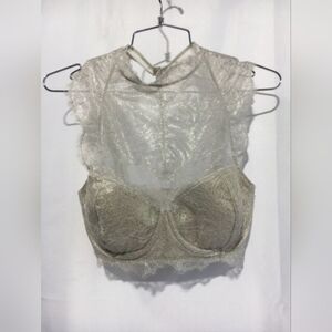VICTORIAS SECRET Dream Angels High Neck Demi Bra 34 C